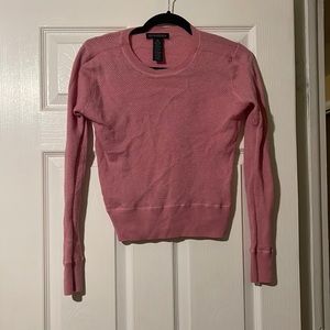 Pink sweater banana republic